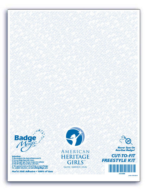 Badge Magic Cut to Fit Freestyle Patch Adhesive Kit — AllStitch