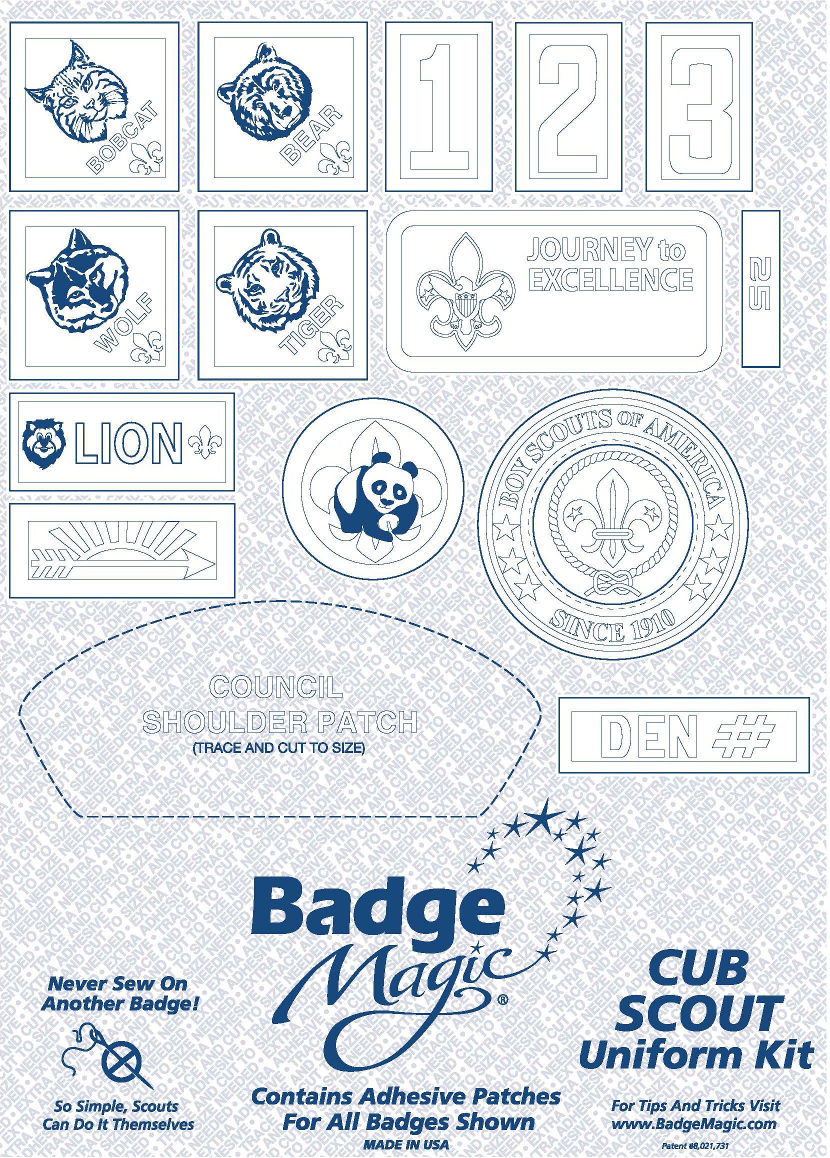 Badge Magic AHG Cut to Fit Kit